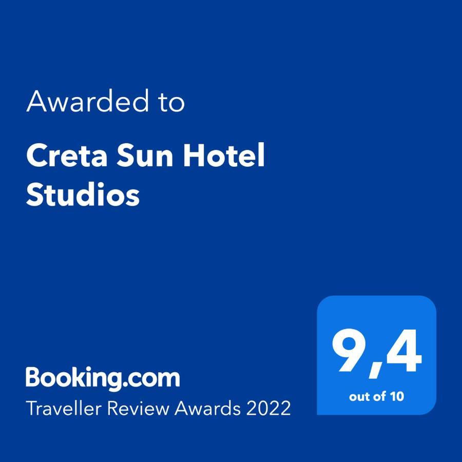 Creta Sun Hotel Studios Agia Pelagia  Bagian luar foto