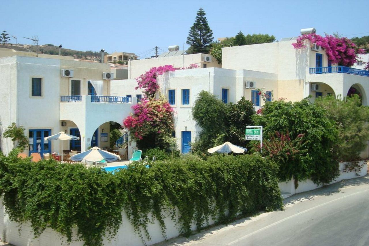 Creta Sun Hotel Studios Agia Pelagia  Bagian luar foto